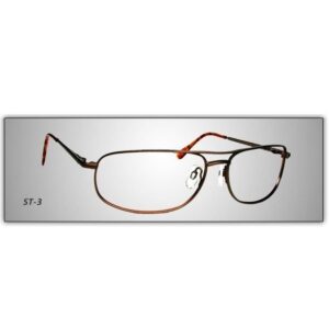  Hudson Optical Stainless Steel Series 3 Prescription Safety Glasses