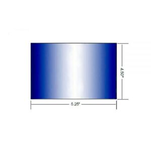  Cobalt Blue Filter Lens, Large 4.5 x 5.25