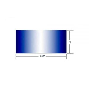  Cobalt Blue Filter Lens Small 2 x 4.25