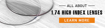 Prescription glasses help page High Index 1.74 lenses