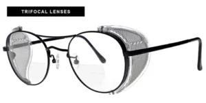 Lined Trifocal Prescription Safety Glasses RX-M200